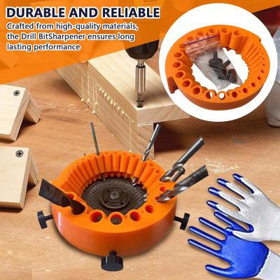 Bohrerschärfer, Zubehör zum Schleifen elektrischer Bohrer, Schleifgerät für alte Bohrer, Riesenwinkelschleifer zum Schleifen von Bohrern