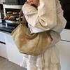 Beach Handbag Bohemian Beach Bag Hollow Out Hollow Shoulder Bag Casual Straw Woven Bag  Travel