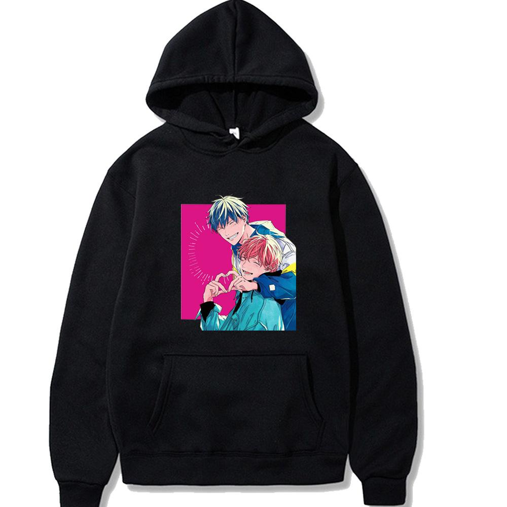 Banana Fish Autunm Winter Printed Men Hoodie Brand Hoody Y2K Clothes Vintage Fashion Casual Unisex Long Sleeve Pullovers