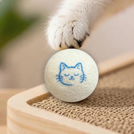 Cat Toy Balls Quiet Play Kitten Ball Toys Cat Kicker