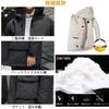 Bench Down Cold Thermal Long Extremely Winter High Commuting to Work or Padded Black M [Inkpoo] Coat, Men's Jacket, Thick, Protection, Insulation,