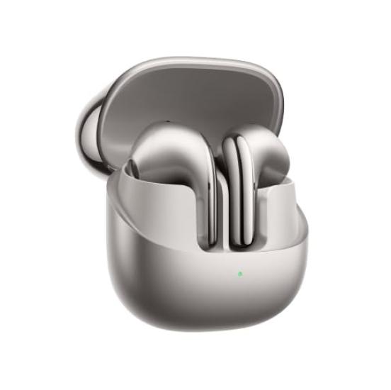 Xiaomi Buds 5 Wireless Earbuds with Harman AI Noise 3D Lightweight Titanium Gray AudioEFX, Hi-Res Audio, Reduction, Audio, Design,