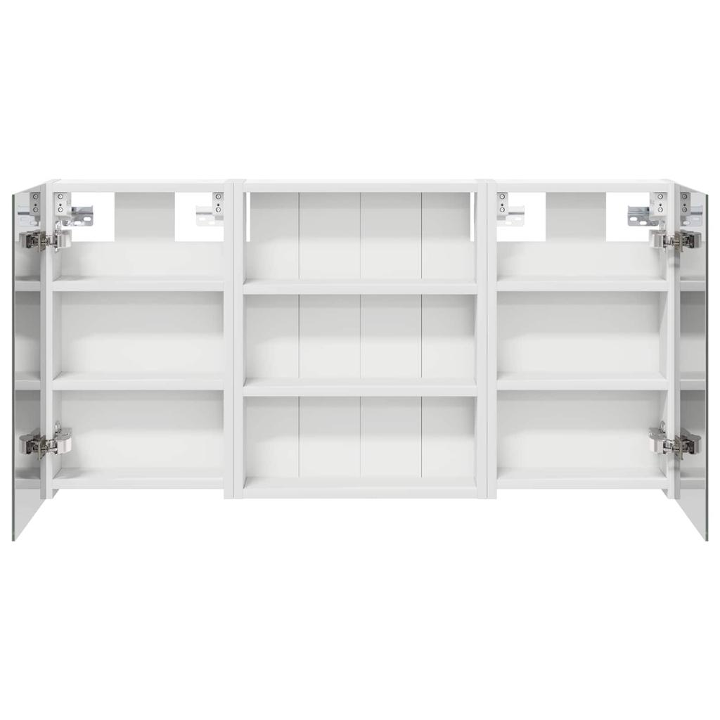 Bathroom Cabinet Set 3 Pcs 100 X 10.5 X 50 Cm Particleboard