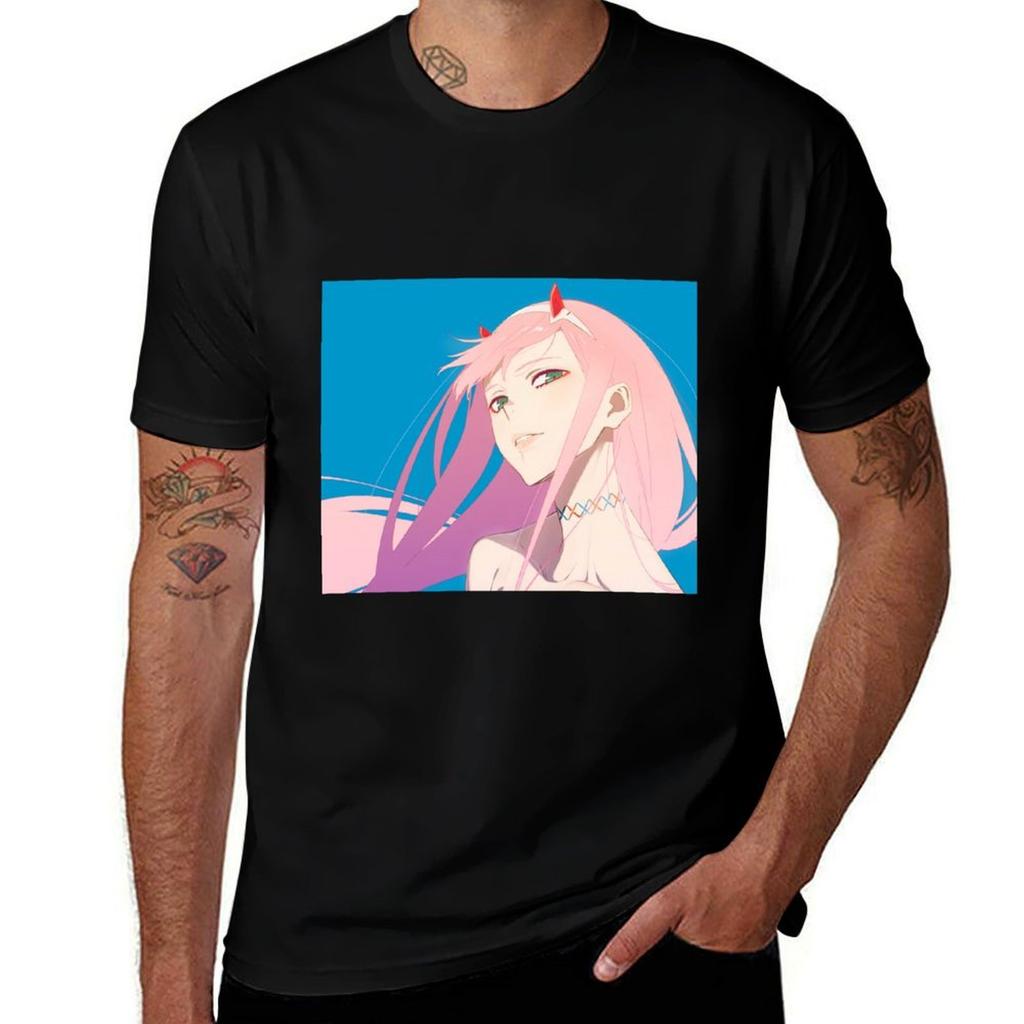 Darling in the FRANXX Zero Two TShirt Fitness Quick Dry Short Sleeve Top