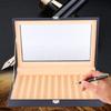 12 Slots Fountain Pen Storage Box, Wooden Pen Display Organizer with PU Leather Cover, Collector Case  for Writing Enthusiasts
