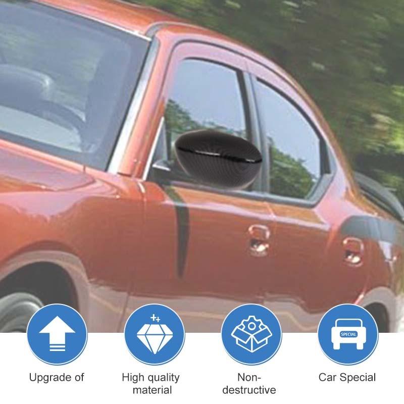 Car Rearview Mirror Decorative Frame Protective Cover For Dodge Charger For Chrysler 300C 2006-2010 Car Exterior Accessories , ABS Plastic