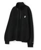BEENTRILL Essential Hashtag Half Zip Sweatshirt (Black)