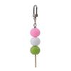 Acrylic Keyring Simulated Meatball String Keychain Food Model Pendant Accessory