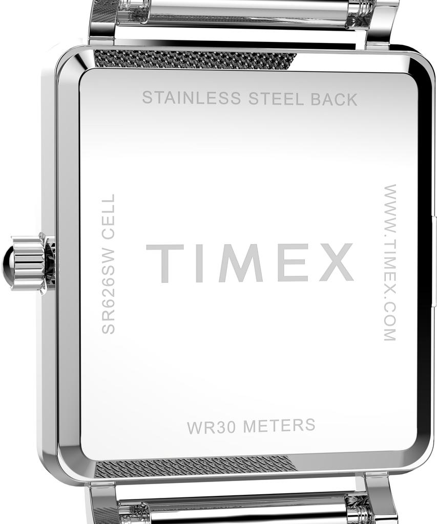 TIMEX Transcend 3 ATM Water Mineral Silver Unisex Watch, Quartz, Resistant, Glass, Dial, TW2Y26300, [Used]