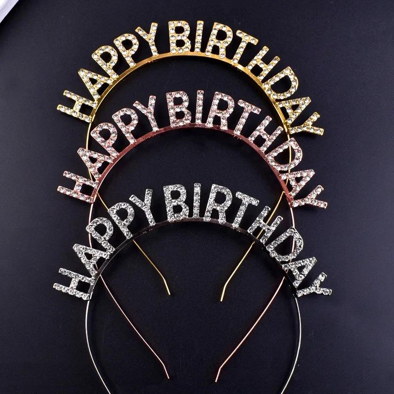 Birthday Fashion Gifts Cake Party Headwear Crowns Headdresses Scene Decor Girl Instagram Photo Props Hair Accessories Decor