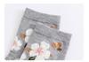 Moda Casual Crew Elegant Damas Calcetines De Algodon Invisibles Con Estampado Flores Corte Bajo Y Ancho Hasta El Tendon De