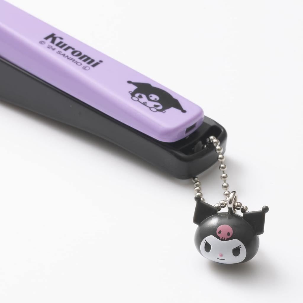 Kai Kuromi Nail Gift with Sanrio KK2603 Clippers, Small, Present, Charm, Design,
