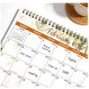 Thick Paper Desktop Calendar Daily Schedule Flip Calendar Annual Calendar  Daily Planning