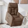 Recliner with Rising Function Brown Fabric