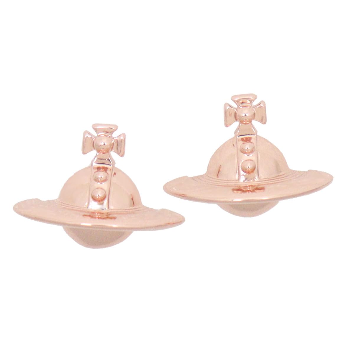 

Vivienne Westwood Pink Gold Solid Orb Earrings Women s (62010038) [Brand Name] [Used]