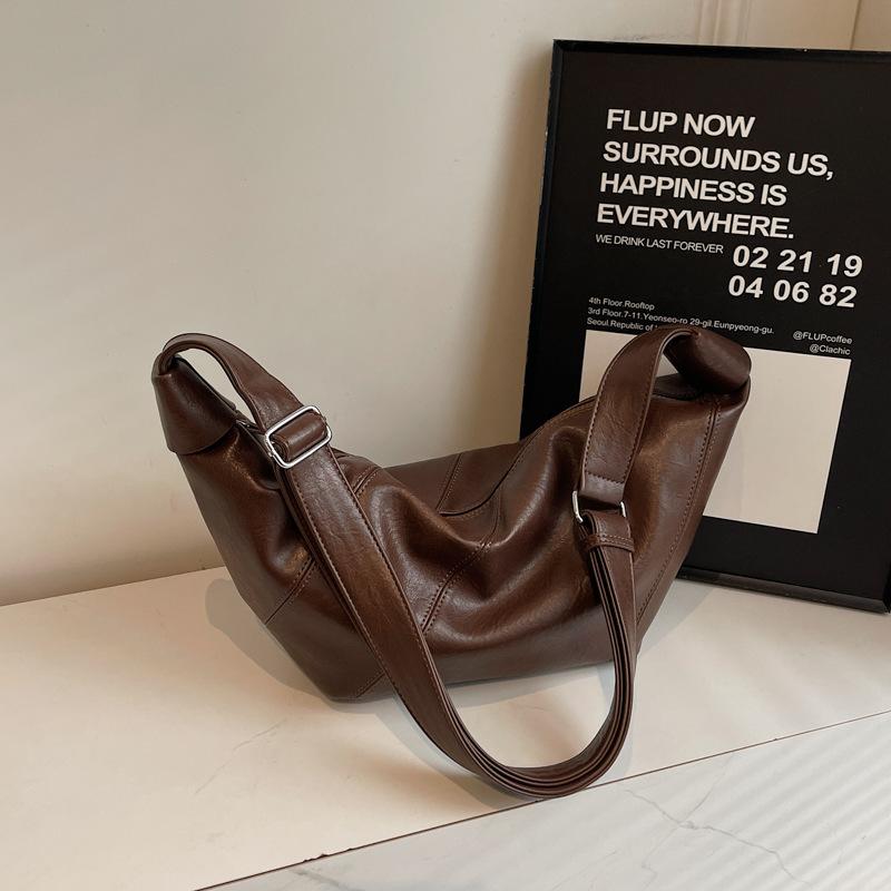 Casual Dumpling Bag 2025 New Retro Fashion Casual Shoulder Bag Premium Texture Women's Bag