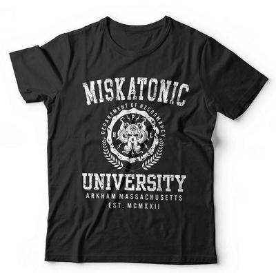 T-shirt Unisex e per Bambini Miskatonic University Arkham Cthulu H. P. Lovecraft