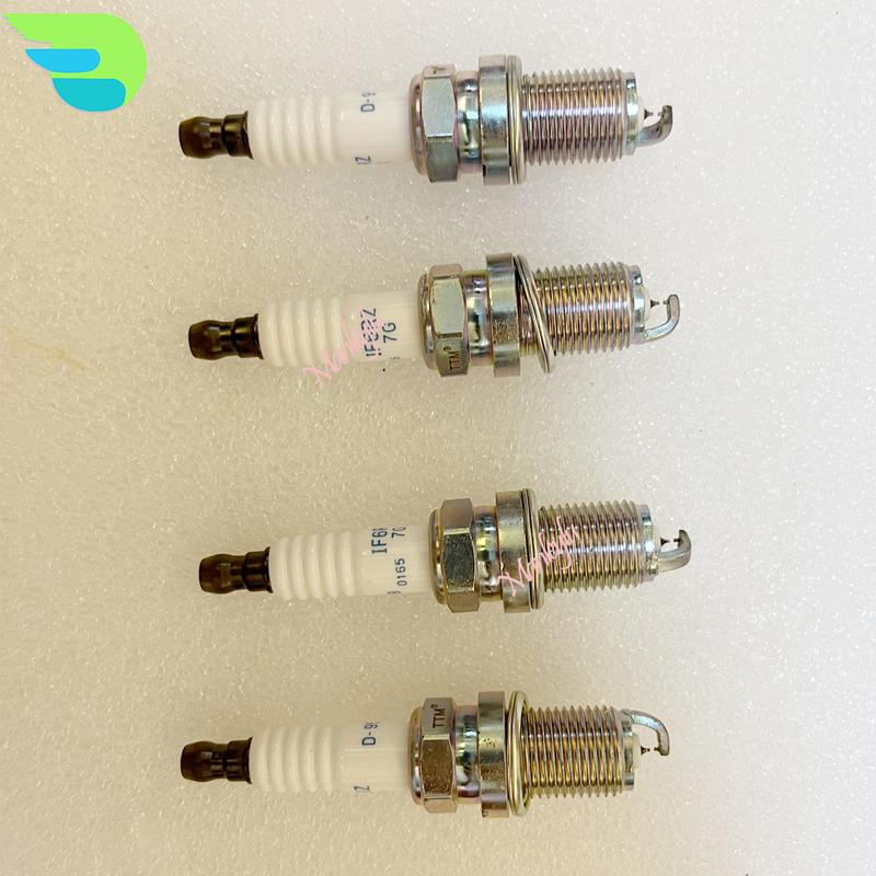 4PCS Double Iridium Spark Plug For Candles NISSAN 22401-53V16 SUBARU 22401-AA400 VOLVO 30637308 8692072