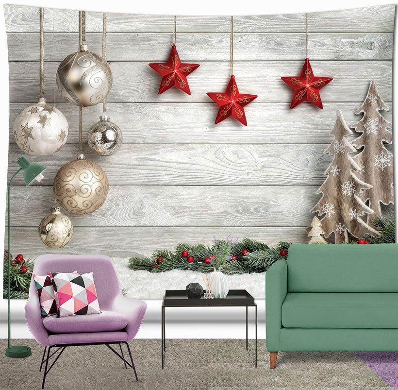 Рождественский гобелен Гобелен для спальни Гобелен для гостиной Абразивная ткань 210*150cm — фото 7