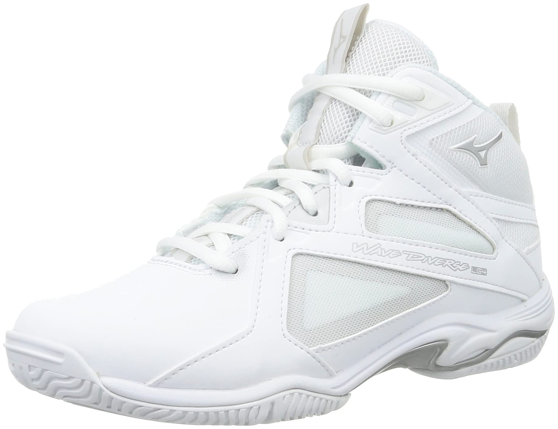 

Fitness Shoes Wave Diverse LG 4 Indoor Studio Gym Exercise cm 2E [Mizuno] White/Silver 23.5