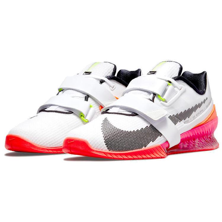 Nike Romaleos 4 Se Branco Carmesim Brilhante Rosa DJ4487-121