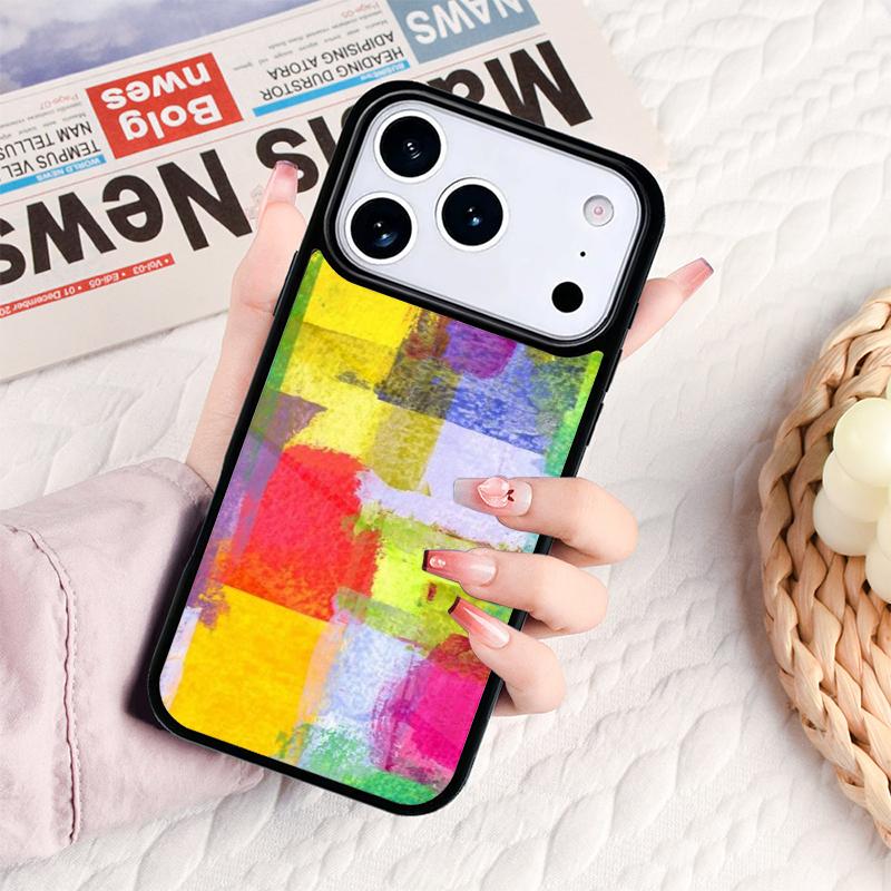 Paint Watercolour Art Phone Case For IPhone 17 16e 15 14 13 12 11 Pro Max Air Mini Soft Protective Cover