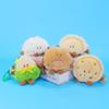 Food Plush Toy Dumpling Keychain With Polyester Filling For Girls Collection