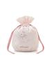 Rabbit Print Drawstring Bag PWGB261677 Pink Free Size Women's