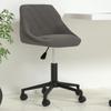 Day and Night - Day and Night Dark Gray Velvet Swivel Office Chair