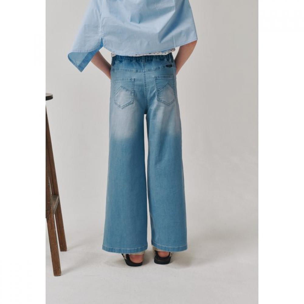 Bluetail Sky Blue Wide Denim Pants Azb2pt03sb