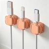 3/6Pcs Magnetic Cord Holder Adhesive Home Office Nightstand Desk Cable Organizer Wire Management Clip Phone Charging Cord Keeper