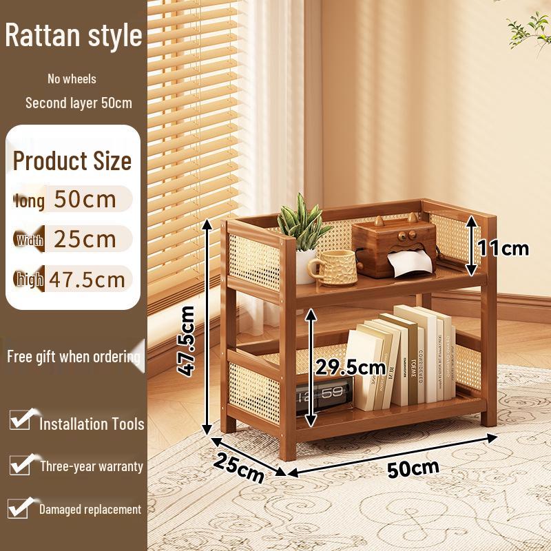 Többszintű mobil tárolóállvány: Álló, többfunkciós kocsi nappalihoz és háztartási cikkekhez.