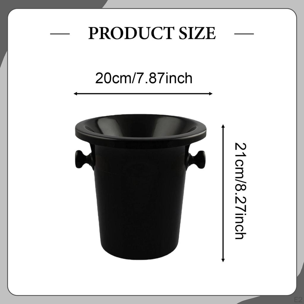 Tasting Spittoon Dump Bucket Easy To Clean Ice Beverage Tub for Jug Cocktails Beer Bottles