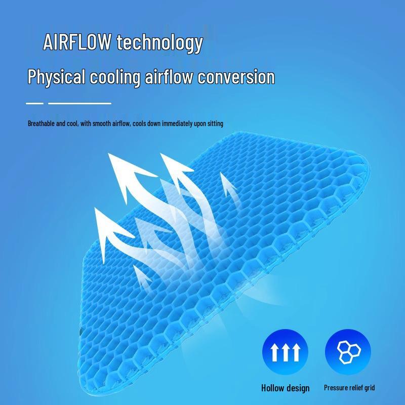 

Охлаждающая гелевая сотовая подушка для сиденья для офиса, автомобиля или дома Upgraded Medium - 30x26x2.5cm, 1 piece