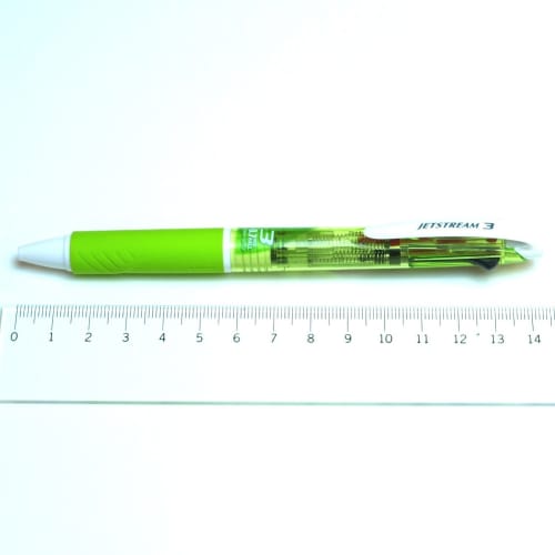 Mitsubishi Pencil 3 Color Ballpoint Pen Jet Stream 0.7 Green Easy to Write SXE340007.6