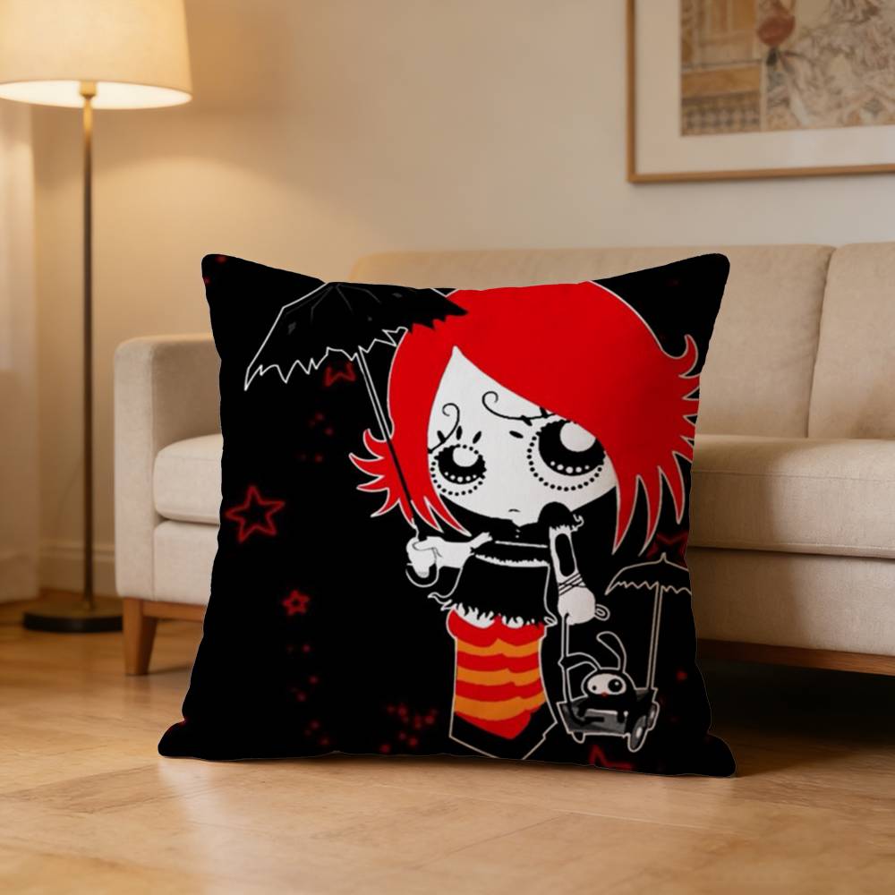 R-Ruby Gloom Pillow Case Cushion Cover Throw Pillow Case For Car Sofa