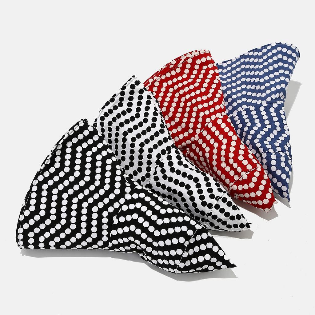 Polka Dot Large Brim Bucket Hat, Foldable UV Protection Sun Cap for Women Travel Beach Camping Outdoor Casual Headwear