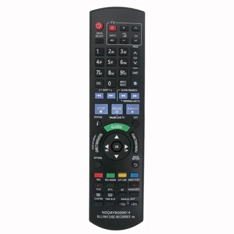 

Durable Remote Control N2QAYB000614 for Blu-ray Dvd DMR-BWT700EB DMR-BWT700 DMR-BWT800EB Controller Replacements 1
