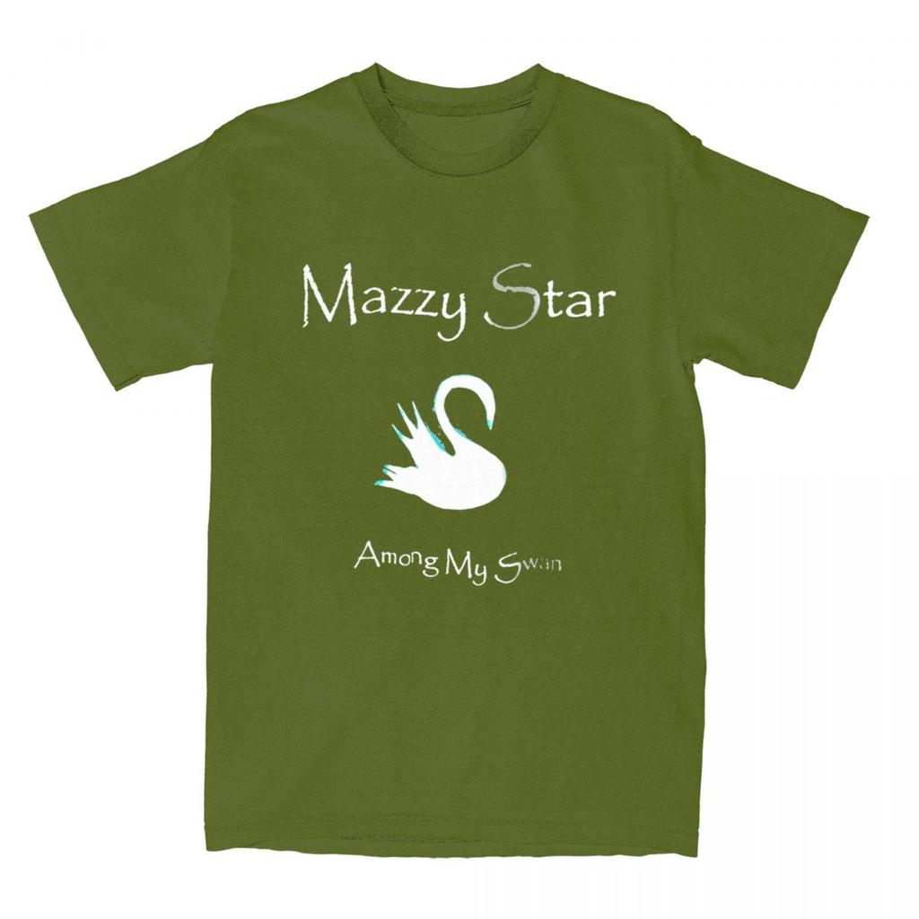 Men Women's Mazzy Star Among My Swan T Shirt Accessories Cotton Tops Crazy Short Sleeve Crewneck Tee Shirt Plus Size Shirt