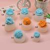 3D Flower Series Silicone Candle Mold Home Handmade Rose/Peony Scented Candle Making Supplies Diy Chocolate Cake Baking Tools