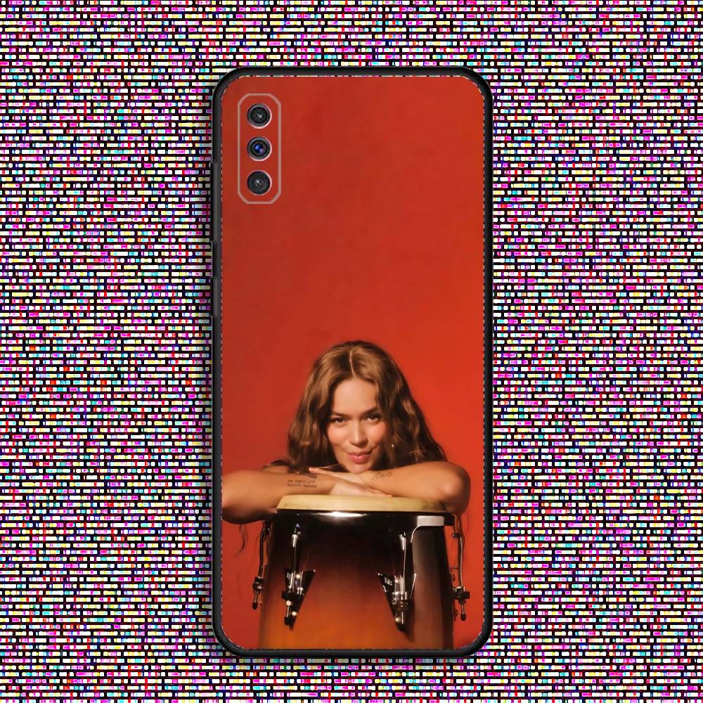 

K-Karol G Tropicoqueta Phone Case For Samsung S 25,24,23,22,30,21,10,9,Ultra,Plus,Lite,FE,4,5 G Black Soft Case Samsung S25ULTRA