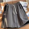 Men's Retro Striped Quick-Dry Summer Shorts - Casual High Street Trend