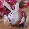 1 Stk Søt Tin Wind Up Clockwork Toys Jumping Rabbit Classic Toy