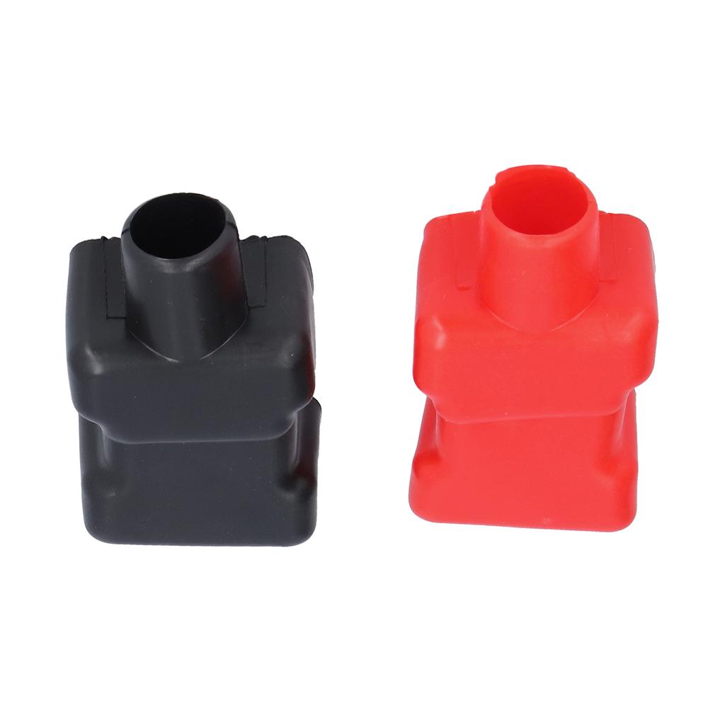 2pcs Universal Battery Terminal Covers Rubber Positive Negative Protective Boot Cap Car Accessories