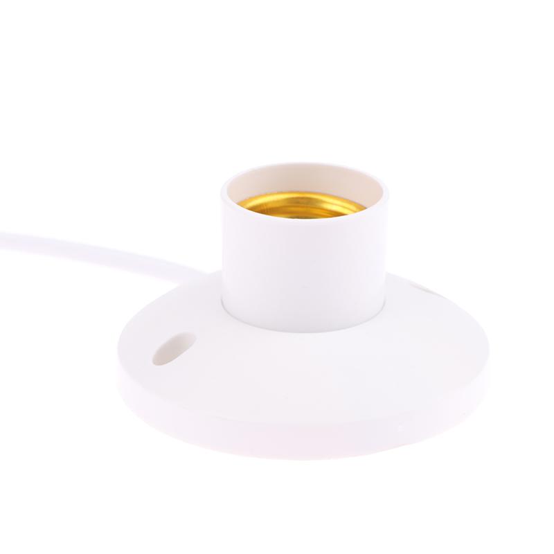 Eu Led Stand Lamp Holder E27 Bulb Plug Dome Socket With Cable Base For Table Light Night Stands Lampholder Accessories