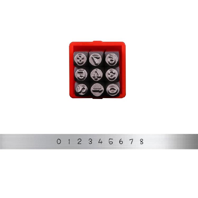 Professional Steel Letter Number Punches 3mm Leather Stamper Embossing Tool For Jewelry Making Leather Crafting Project