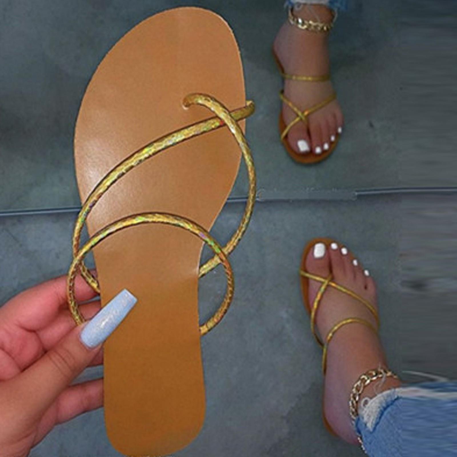Женские модные повседневные сандалии на платформе с открытым носком пляжная обувь 40 золотой 1215₽