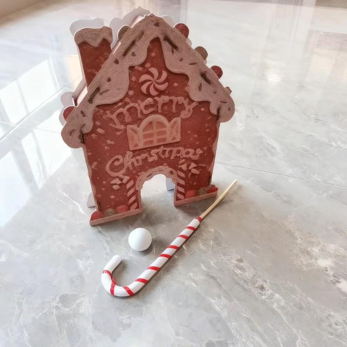 Christmas Gingerbread Golf & Baseball Toy Set for Kids