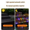 Waterproof Outdoor LED Solar Tube String Lights: Courtyard & Festival Decor
