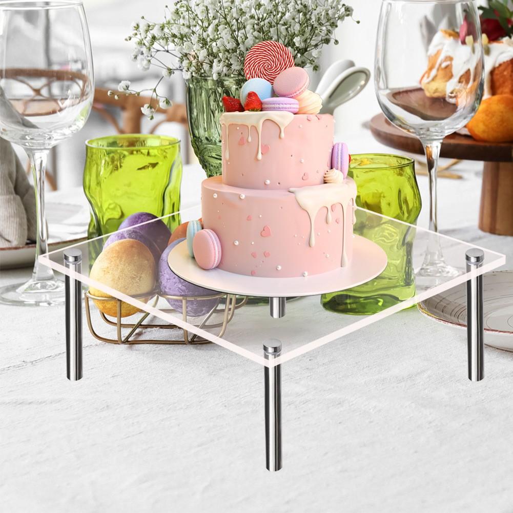 1ks stojan na dorty 15cm/20cm/25,4cm/30cm 2mm silný stojan na košíčky